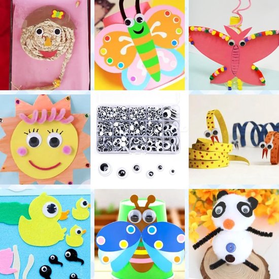 Ogen, stickers, veiligheidsogen, kunststof, HMCEY pluche ogen, gehaakte ogen, oog voor haakpoppen, veiligheidsogen voor haakspeelgoed, dieren, doe-het-zelf — afbeelding 5