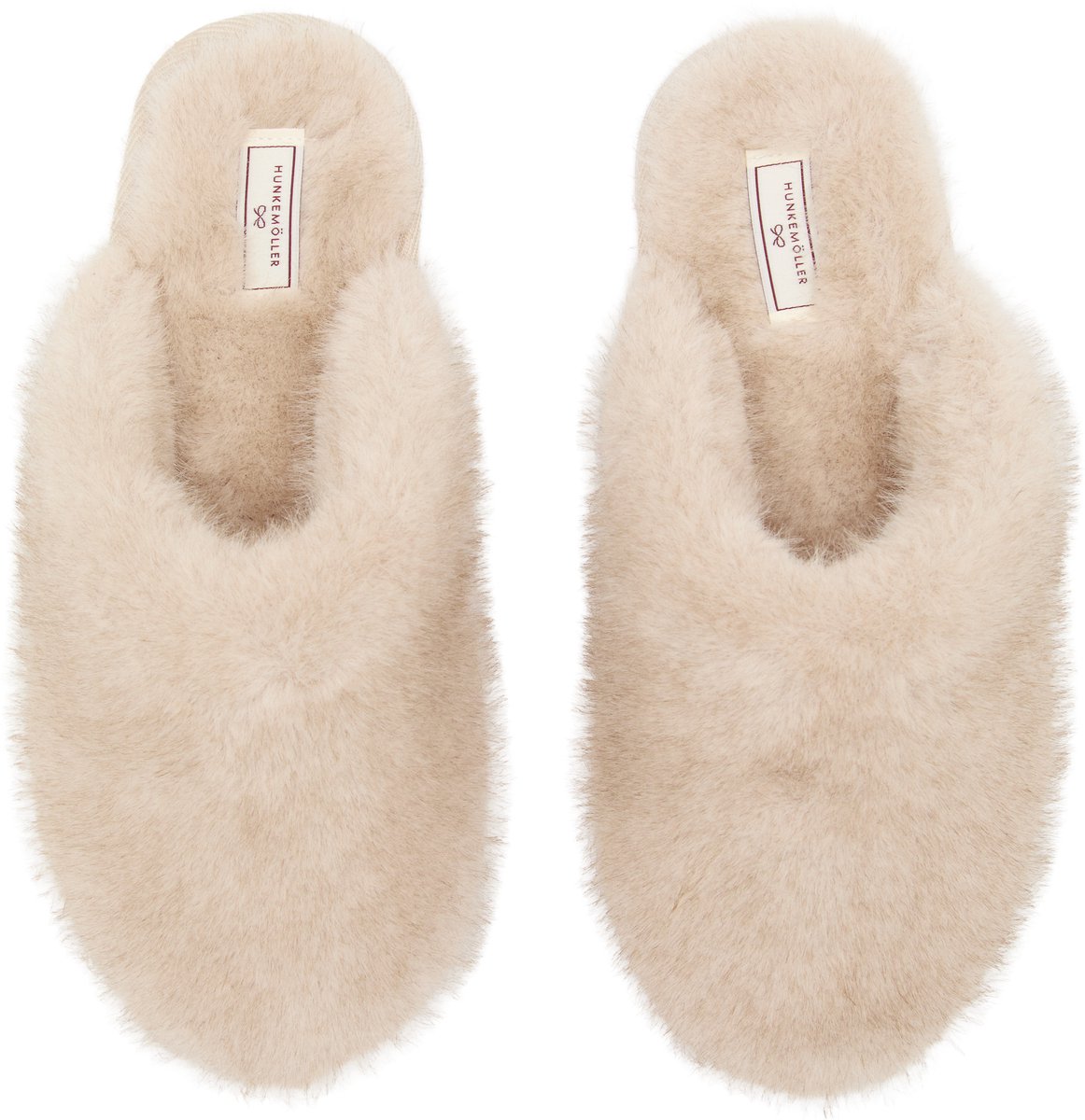 Hunkemöller Pantoffels Faux Fur Grijs