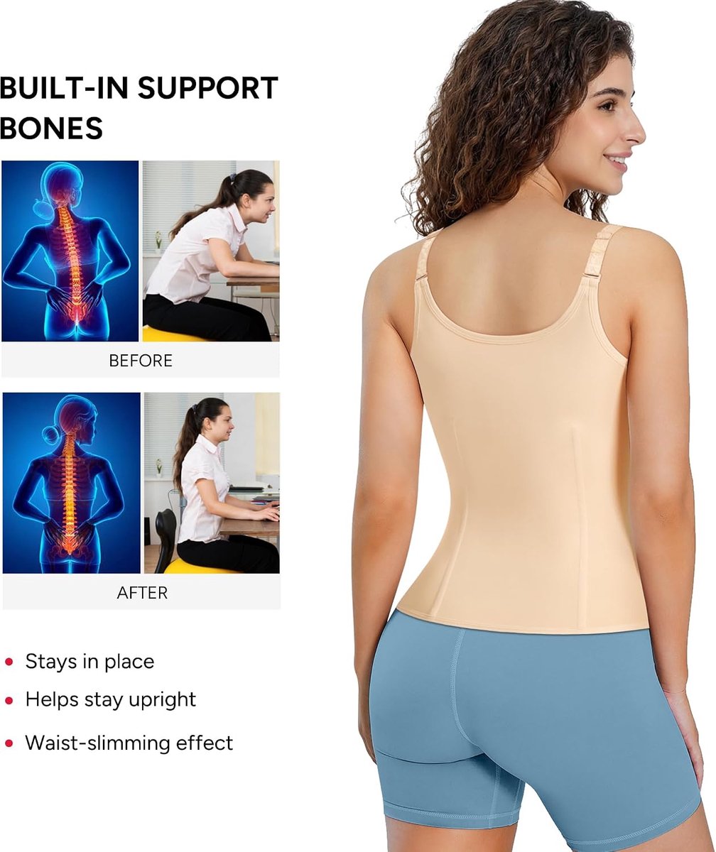 - Waist trainer corset voor dames, shapewear, waist cincher