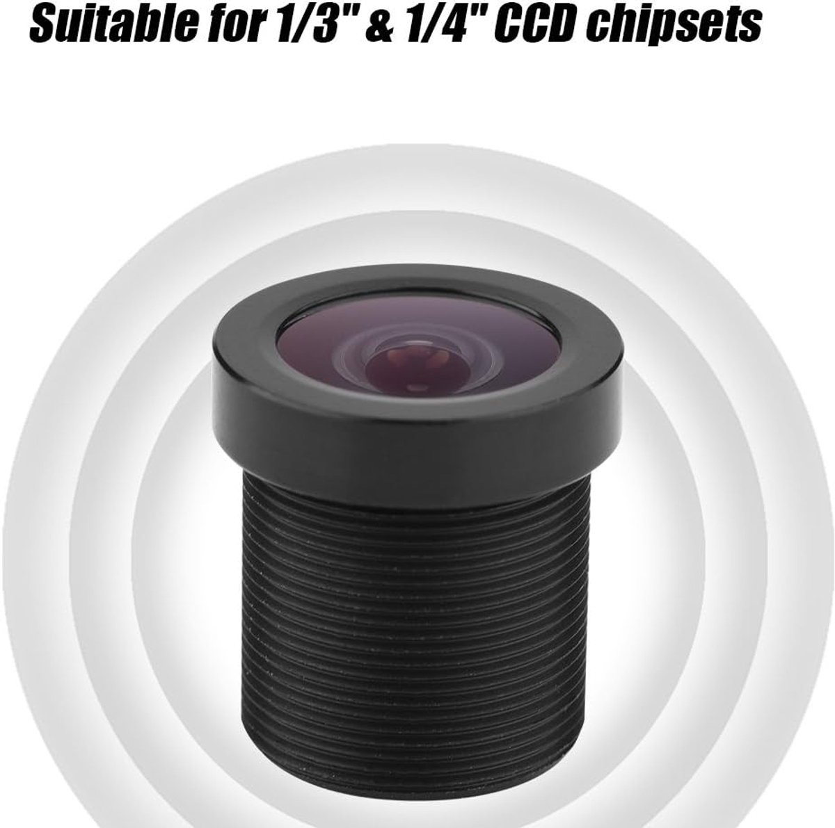 1,8 mm 170 ° groothoek 1 MP IR Board lens met standaard schroefdraad M12x0,5 voor CCTV camera's / 1/3 inch en 1/4 inch CCD bewakingscamera / 2,0 diafragma