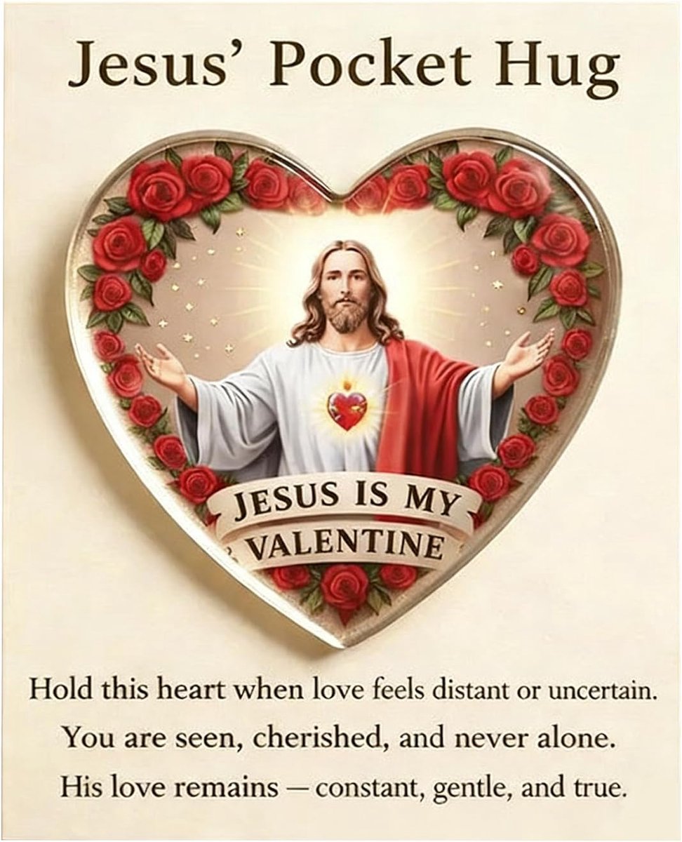 Jesus Hug - Geloof voor dagelijkse aanmoediging, platte acrylfiguur met opbeurende boodschap, helder acrylontwerp, aandenken op zakformaat voor comfort, herinnering aan cadeau delen