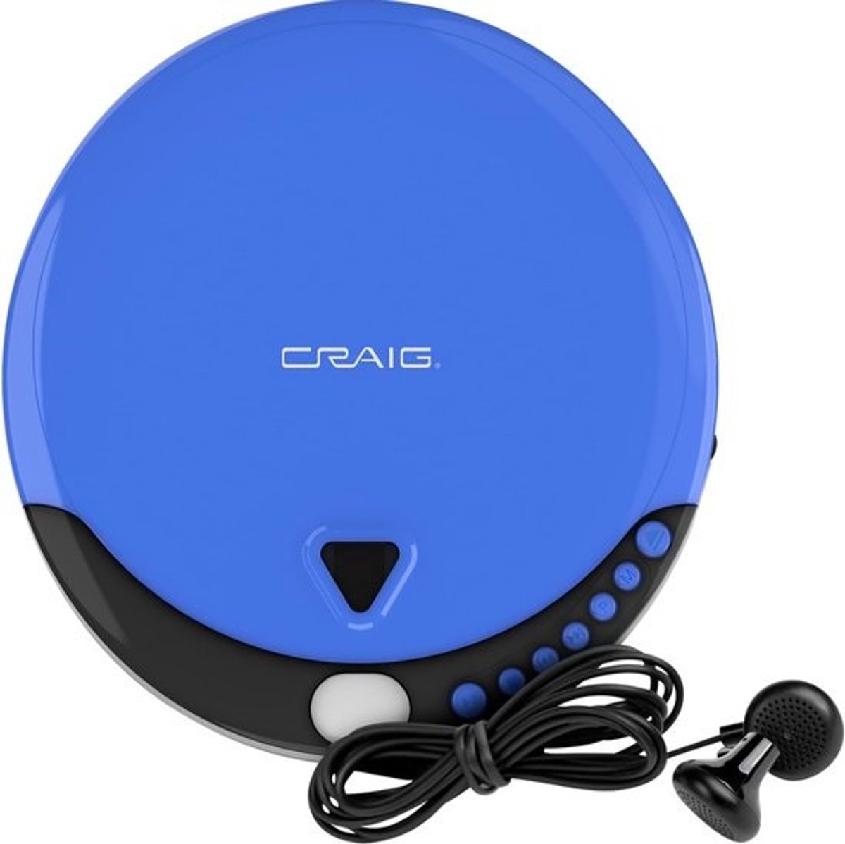 Draagbare CD Speler met Koptelefoon, Blauw
