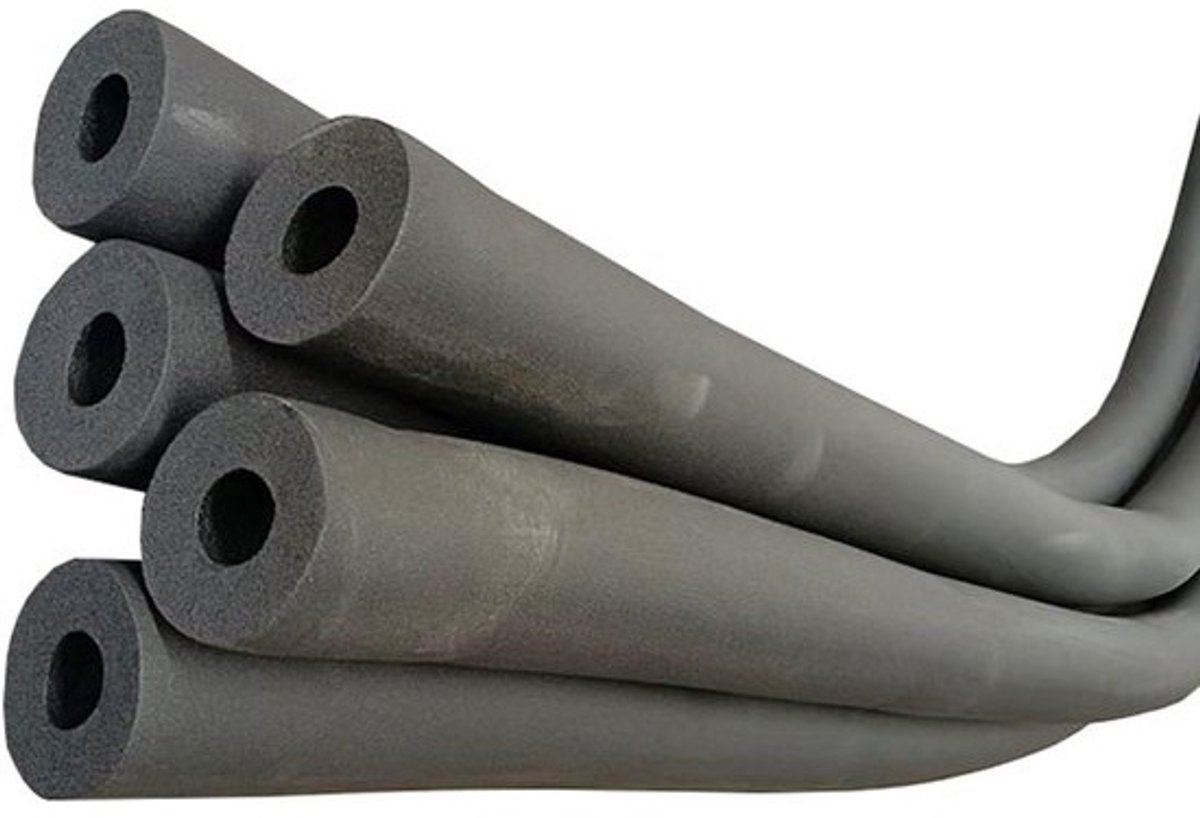 Schuimbuis Isolatie - Rubberen Buizenwikkel - Leidingen Isoleren - Gesloten Celstructuur - 40mm x 25mm x 150cm - Zwart