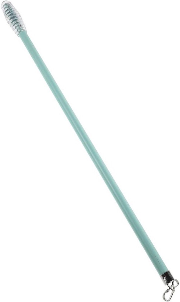 Gordijnroede Handvat - Gordijnstok Accessoire - Raamdecoratie Aanpassen - Strakke Lijnen - 51 cm Lengte - Lichtgroen