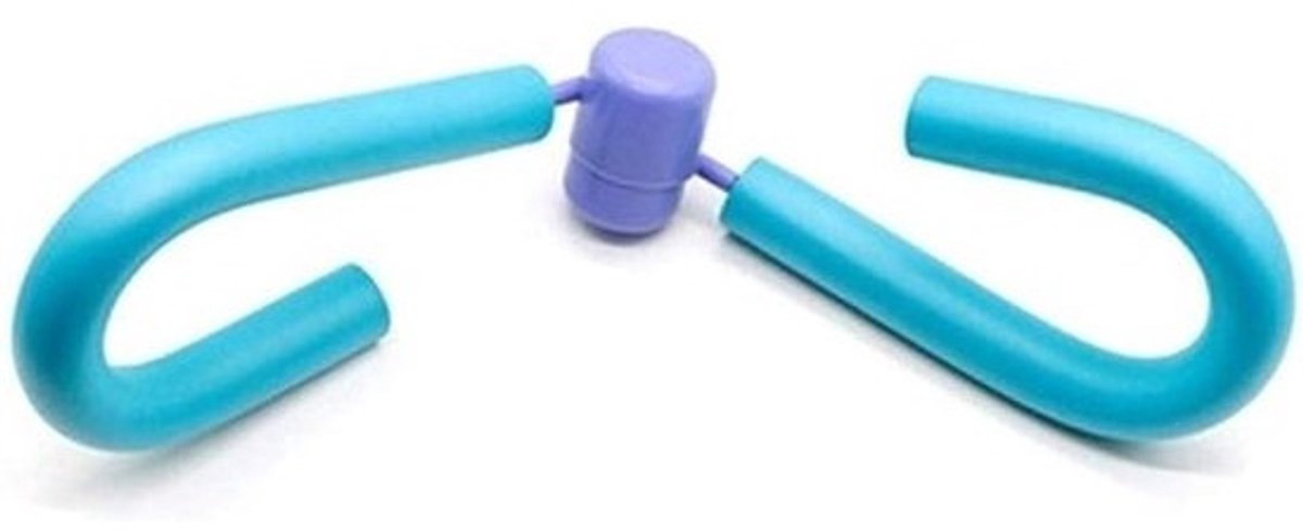 Beentrainer - Fitness Clip - Thuis Sporten - Driehoekige Stabiele Structuur - 30 mm Schuim - Blauw
