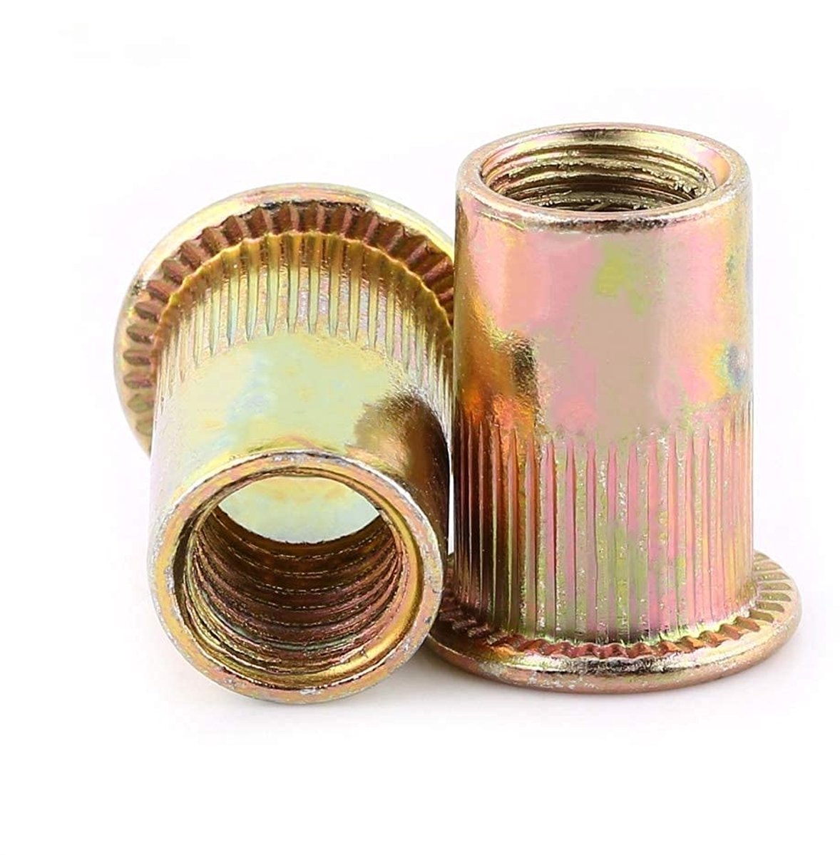 Klinkmoeren Set M10 20 Stuks Koolstofstaal Platte Blindklinkmoeren Metrische Schroefdraad Bevestigingsmateriaal Voor Metaal Constructie Industriële Toepassingen