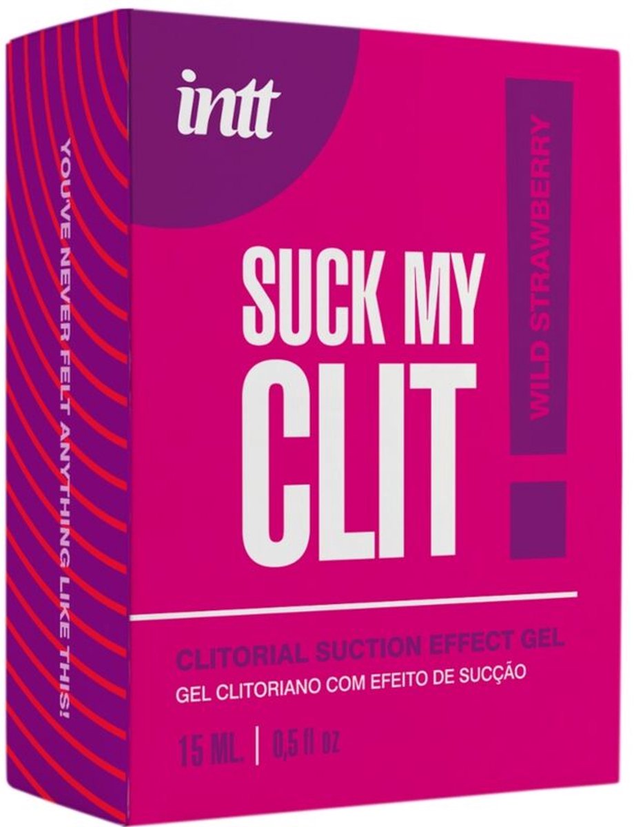 INTT - Suck My Clit Gel Wilde Aardbei - 15ml