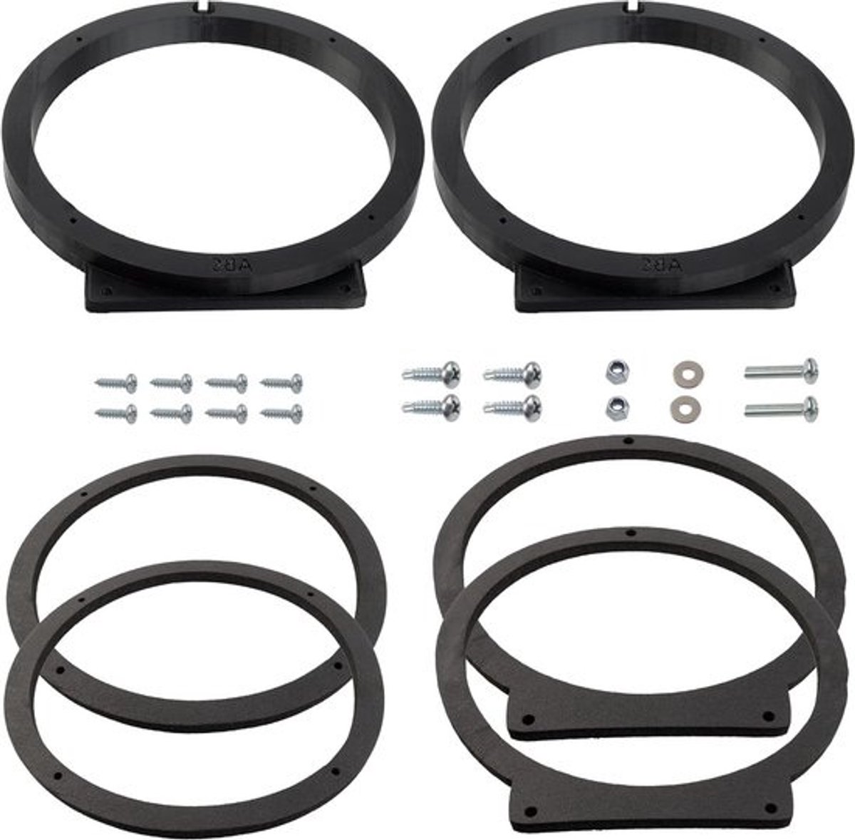 Luidspreker Adapters - Houders Montageset - Auto Audio Verbeteren - Specifiek Ontworpen - Ø165 mm - Zwart