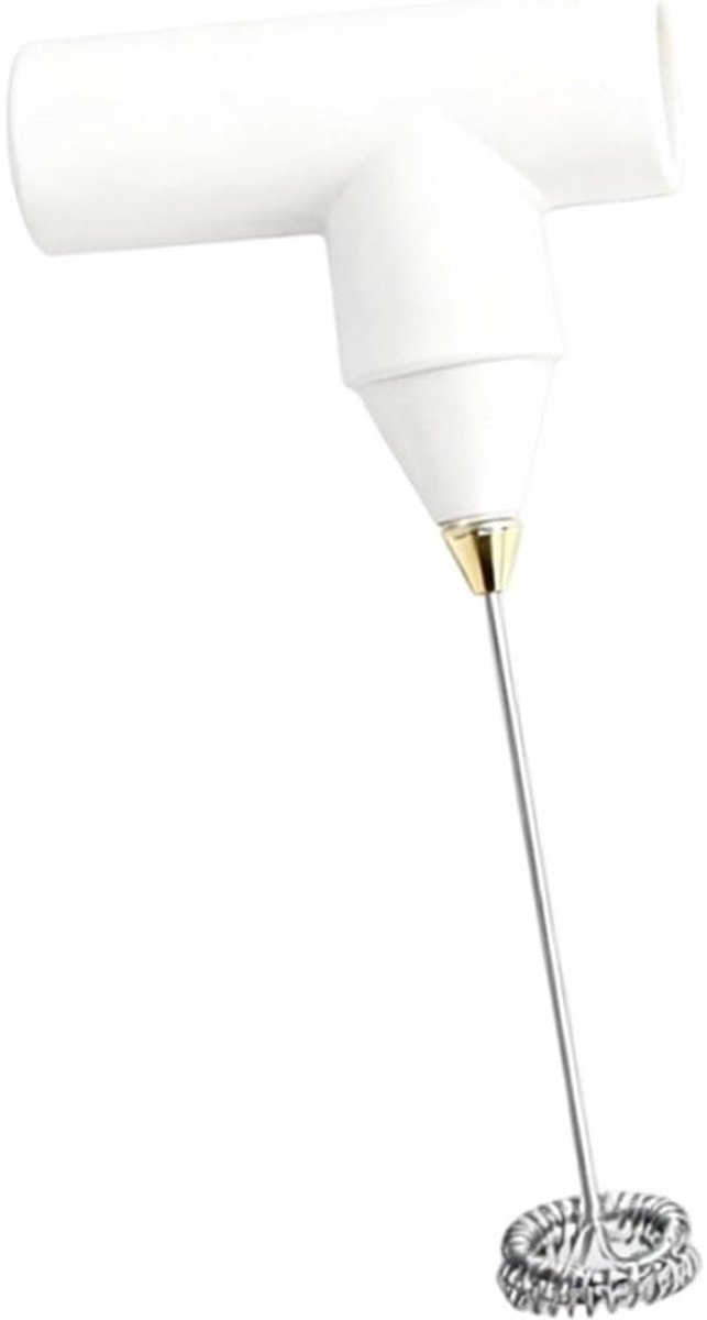 Elektrische Mixer - Handmixer Opschuimer - Keuken Assistent - Draadloos Ontwerp - 23 cm Lengte - Wit