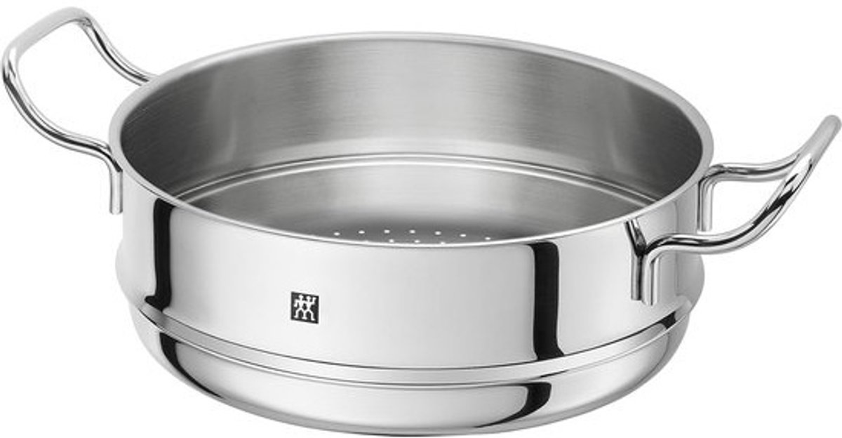 Stoominzet Pan - Kookinzet Stoom - Gezond Koken - Vaatwasmachinebestendig - 24 cm Diameter