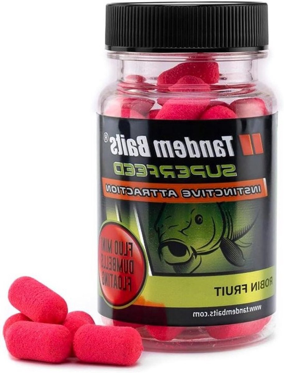 Vis Aas - Haakaas Boilies - Karper Vissen - Langdurige Aroma Afgifte - 30 g - Fluo Robin Fruit
