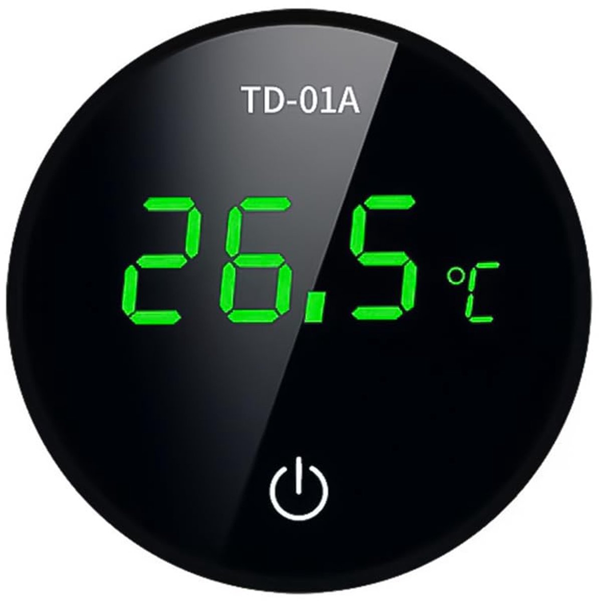Dailygoods - LED Fishtank Thermometer - Temperatuurmeter - Draadloos en veilig - Zwart - LED-Scherm - Nauwkeurige temperatuurweergave - Geschikt voor.