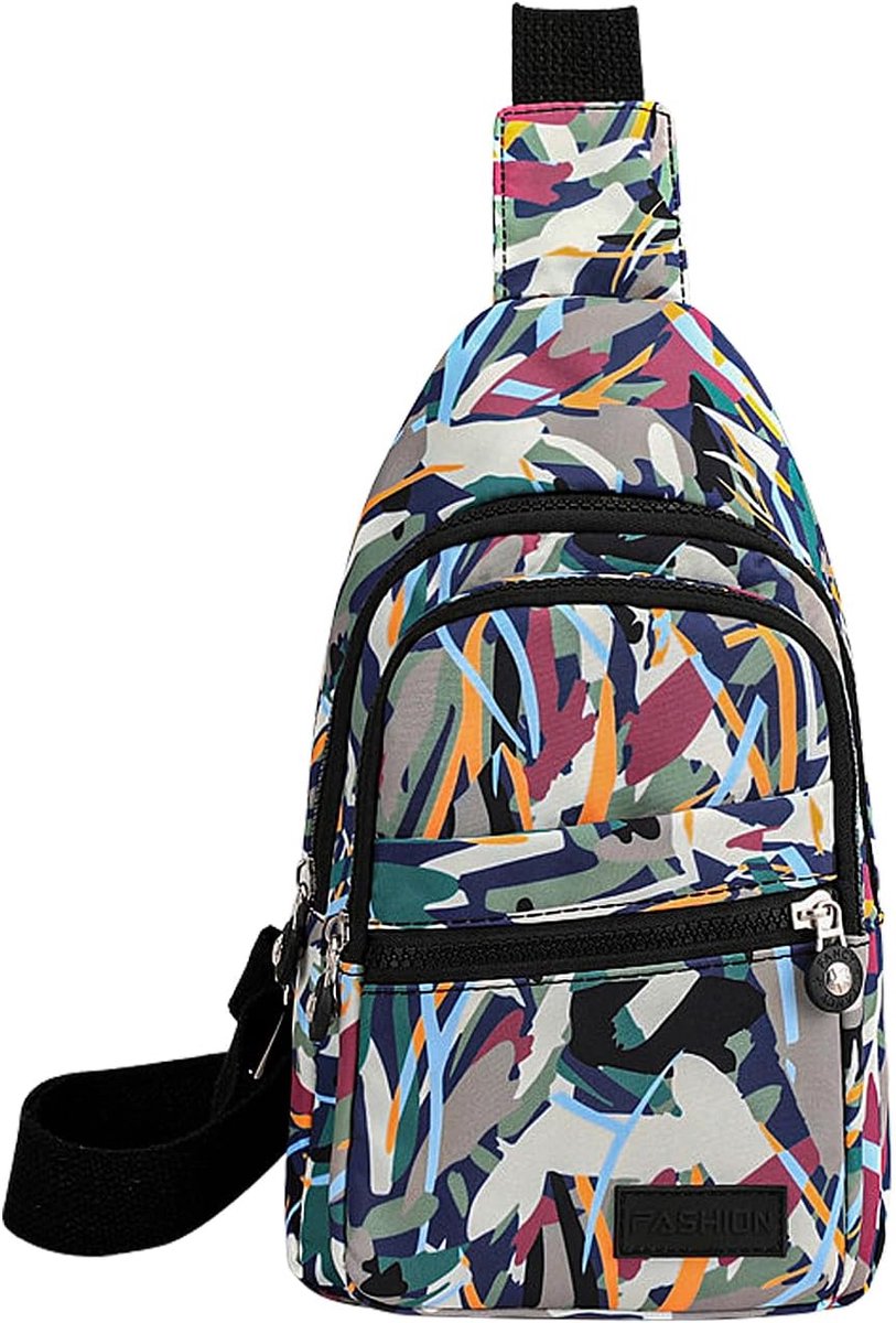 Dailygoods- Crossbody Tas - Verstelbare Schouderband - Nylon/Polyester - Lichtgewicht 0,2 kg - Draagtas - 30x18x9 cm - Geschikt voor Reizen/Shoppen -