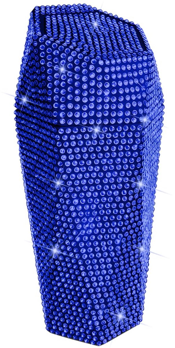 Dailygoods- Prullenbak met Deksel - Auto Prullenbak - Vuilnisbak voor Voertuigen - Kunststof - 7x20cm - Zwart Diamant Model