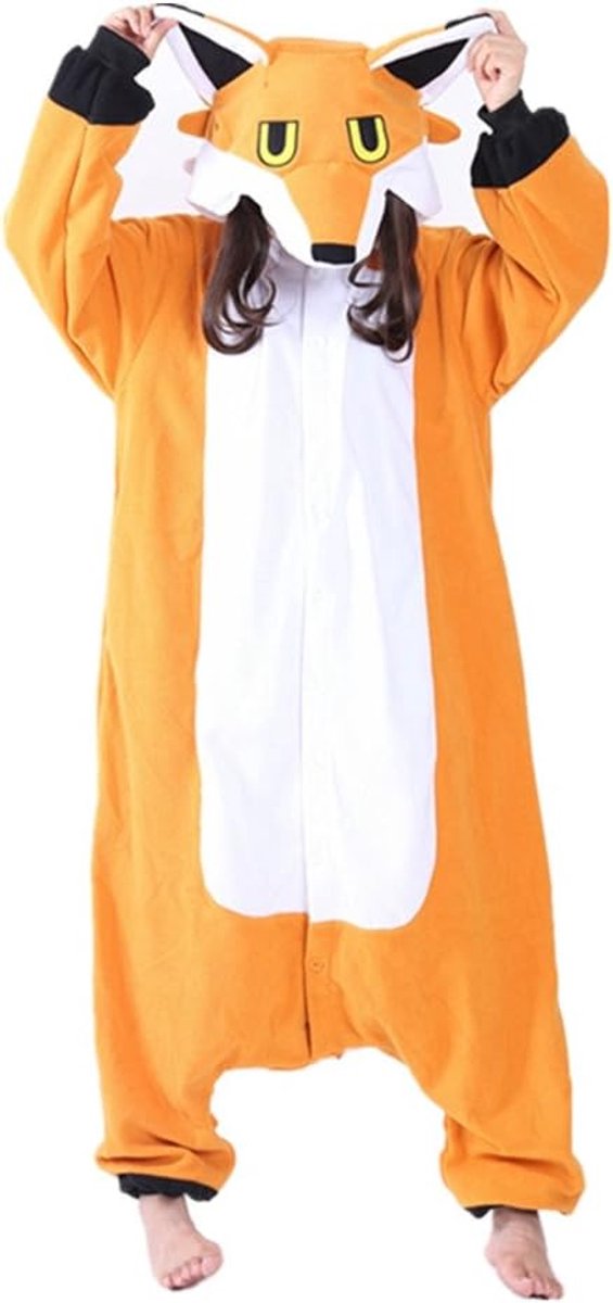 Wotogold Animal Fox Pyjama Unisex Volwassen Cosplay Kostuums