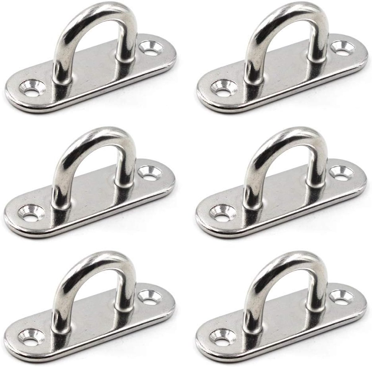 Duurzame plafondmuurhaakanker 5 mm 3/16 inch roestvrij staal 304 (6 stuks)