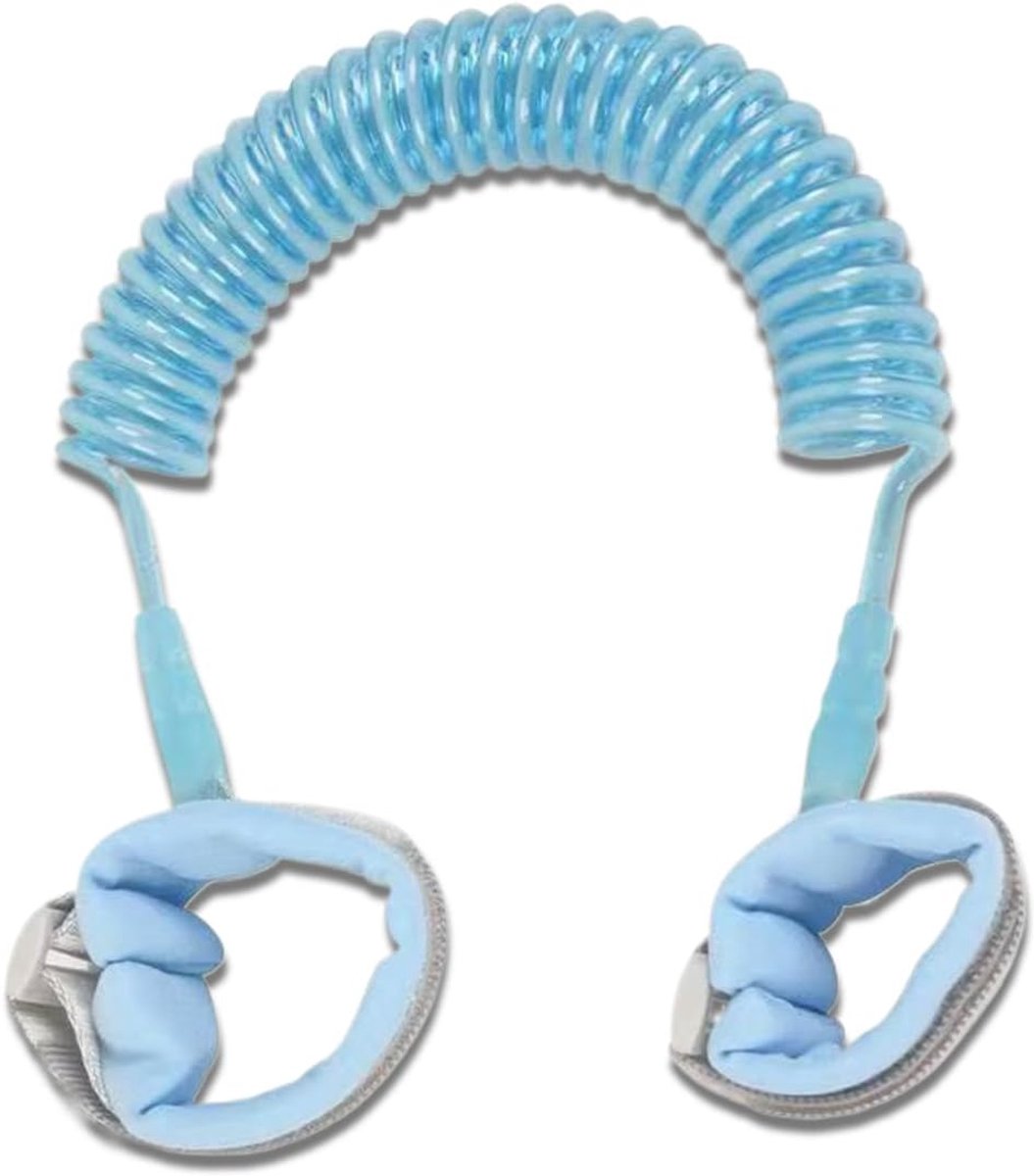 Dailygoods- Veiligheidsarmband 2 m - Draagbaar - Kinderriem - Tegen verlies - 360° draaibaar ontwerp - Rekbaar draadtouw