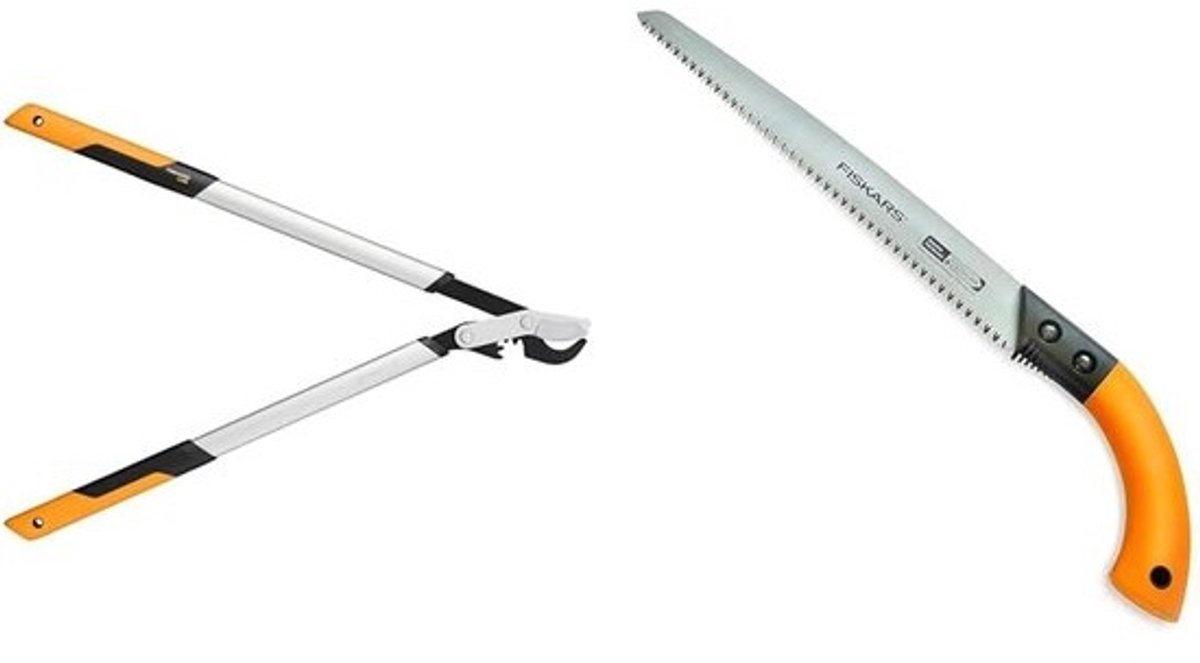 Set Snoeischaar Bypass en Handzaag voor Takken tot 45mm - Tuin- en Snoeigereedschap