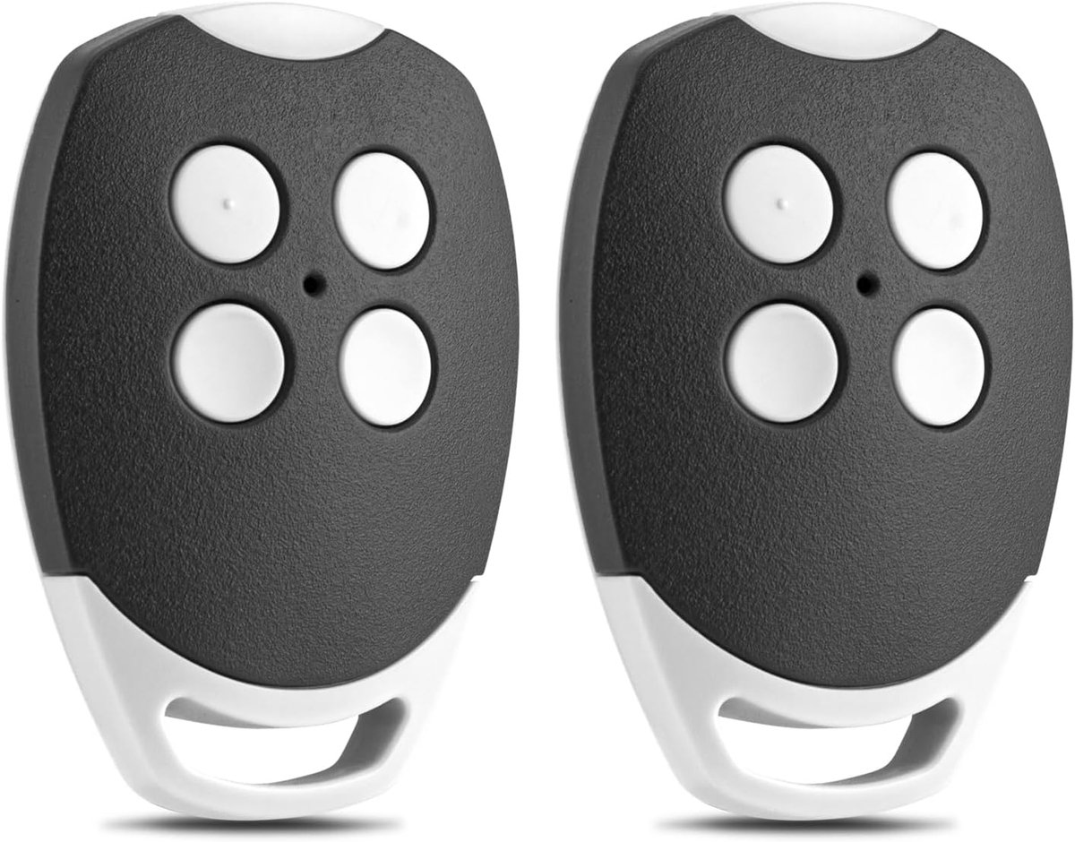 Afstandsbedieningen BIXLP2, BIXLS2, BIXLG4 Hansender 433MHz Rolling Code, 2 stuks