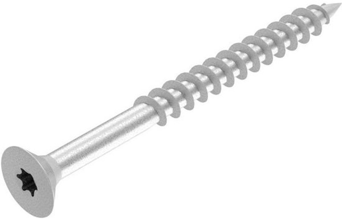 Spaanplaatschroeven Staal Verzinkt 3 x 35 mm Houtschroef met Deel Schroefdraad 200 stuks