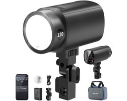NEEWER Q120 120Ws Draagbare TTL Buitenstudio Flitslamp 5600K HSS 1/8000s 3000mAh