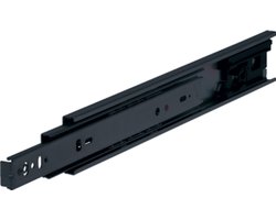 Accuride ladegeleider push to open zwart - 45 kg - 500 mm