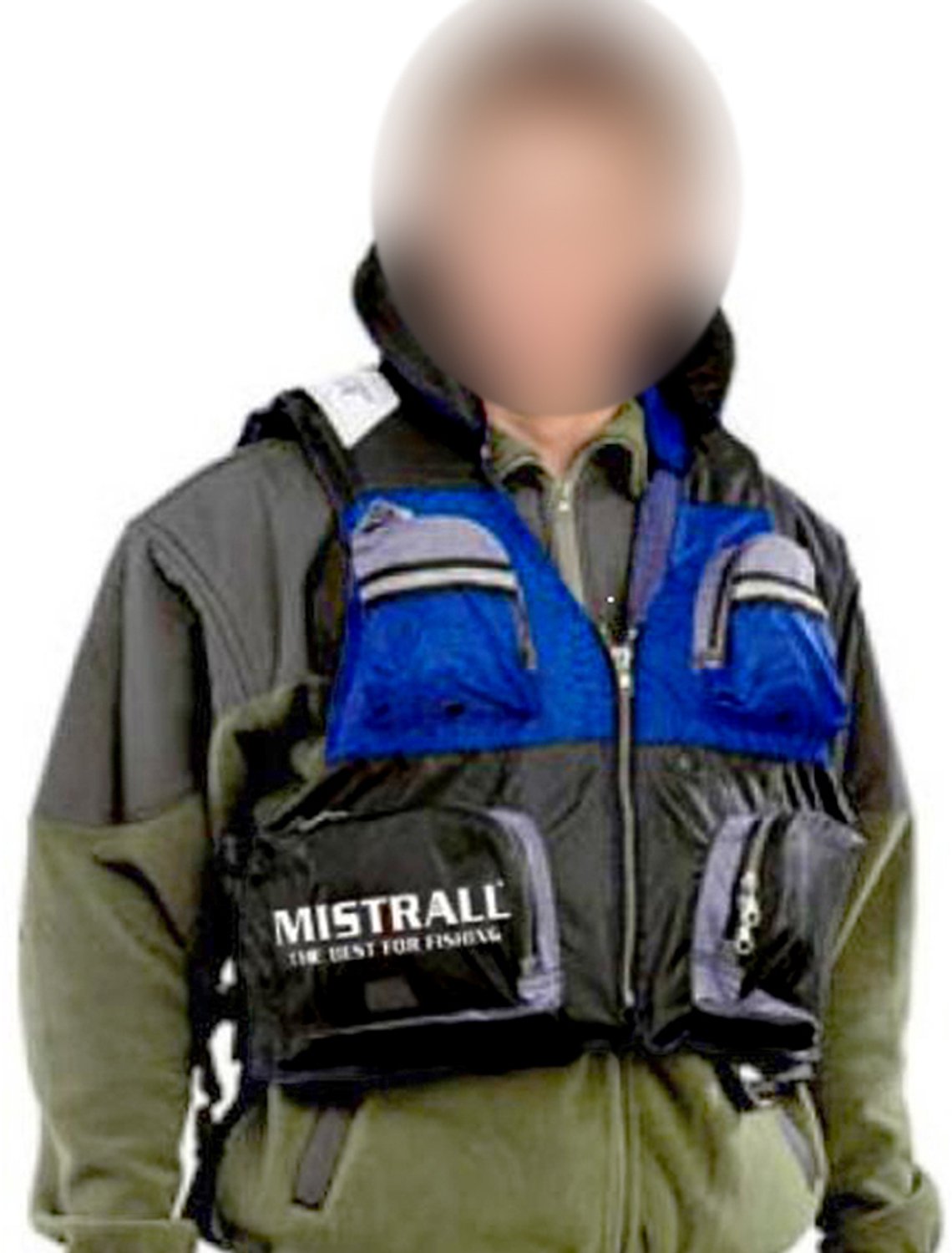 Mistrall Reddingsvest Veilig en Comfortabel Vissen Blauw