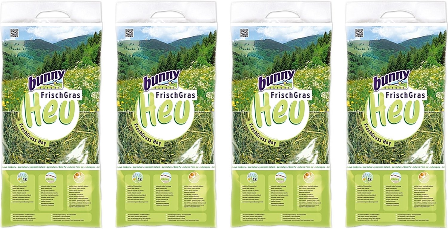 Hooi Bunny Nature - Vers Gras Hooi 3kg - 4 stuks - Multipack