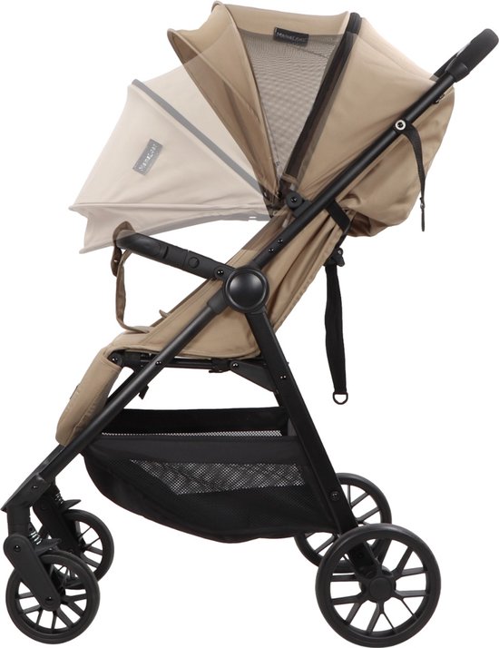 MamaLoes Cato Beige Shopper Wandelwagen — afbeelding 2