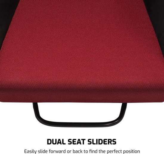 Game Stoel Performance Reclining - Ergonomisch Comfortabel - 59x58x93 cm - 20 kg - Simracen - Racestoel — afbeelding 4