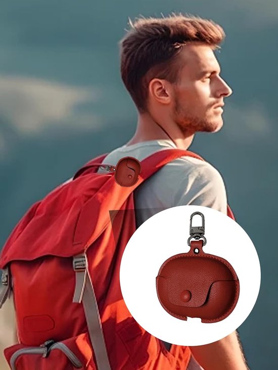 Beschermhoes voor Xiaomi REDMI Buds 6 Pro, bluetooth-oortelefoonhoes met nauwkeurige gat-positionering - stoot- en krasbestendig, aangename touch, rood — afbeelding 5