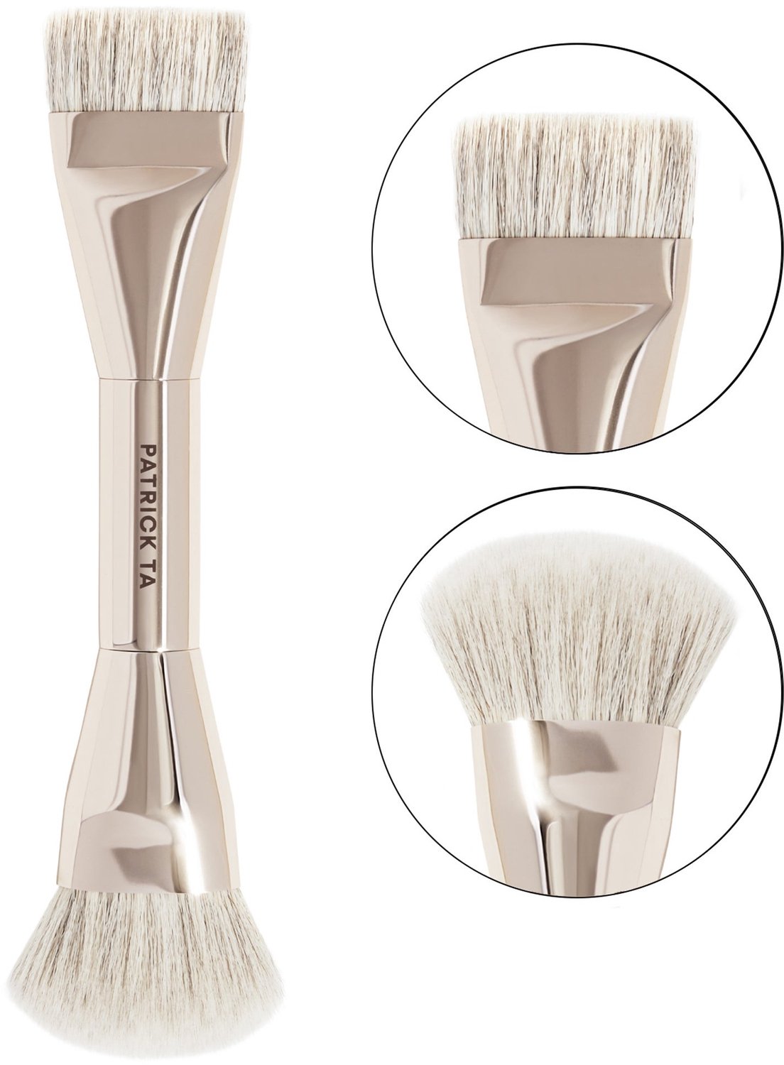 PATRICK TA - Skin Perfecting Foundation Brush - Dubbelzijdige Foundationkwast
