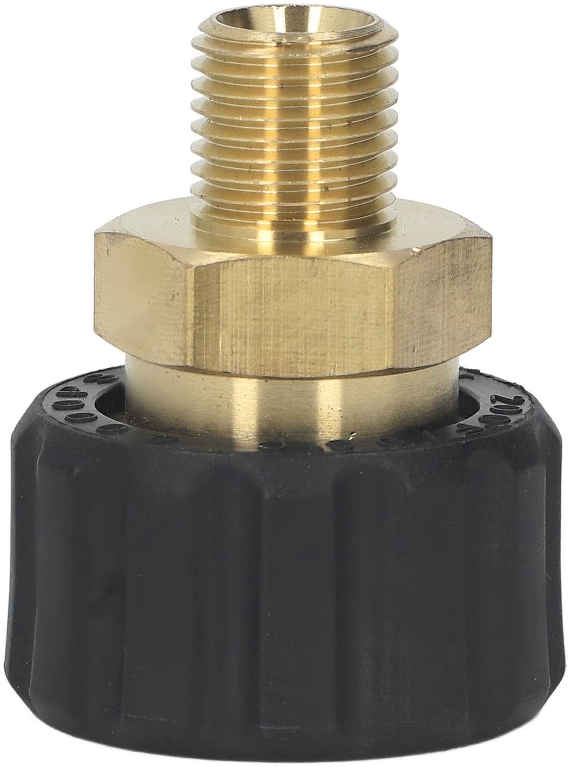 Hogedrukreiniger Adapter - Vervangstukken voor Hogedrukreinigers - Messing Kwaliteit - G1/4in Naar M22x1.5mm - Compact Ontwerp - Geschikt...