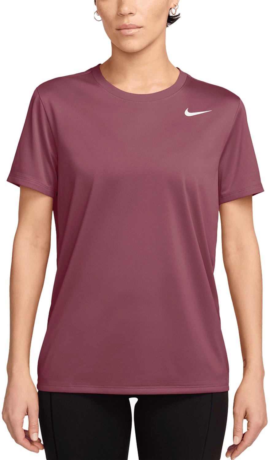 Nike w nk df rlgd ss tee in de kleur . Roze