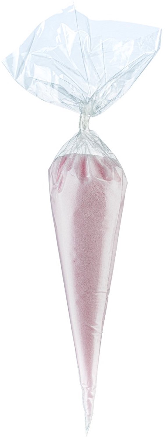 Claudius Scrubzout Rozen - 300 gram in puntzak transparant - set van 6 stuks - Hydraterende Lichaamsscrub - Body Scrub