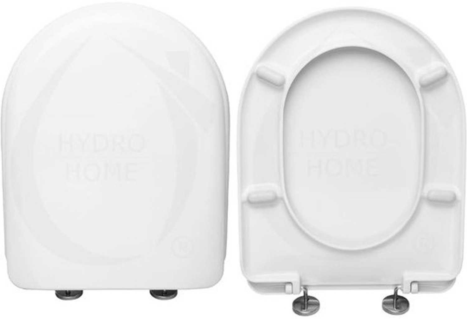 Toiletbril - WC-deksel - Badkamer vernieuwen - Verstelbare scharnieren - 36 cm breed - Wit