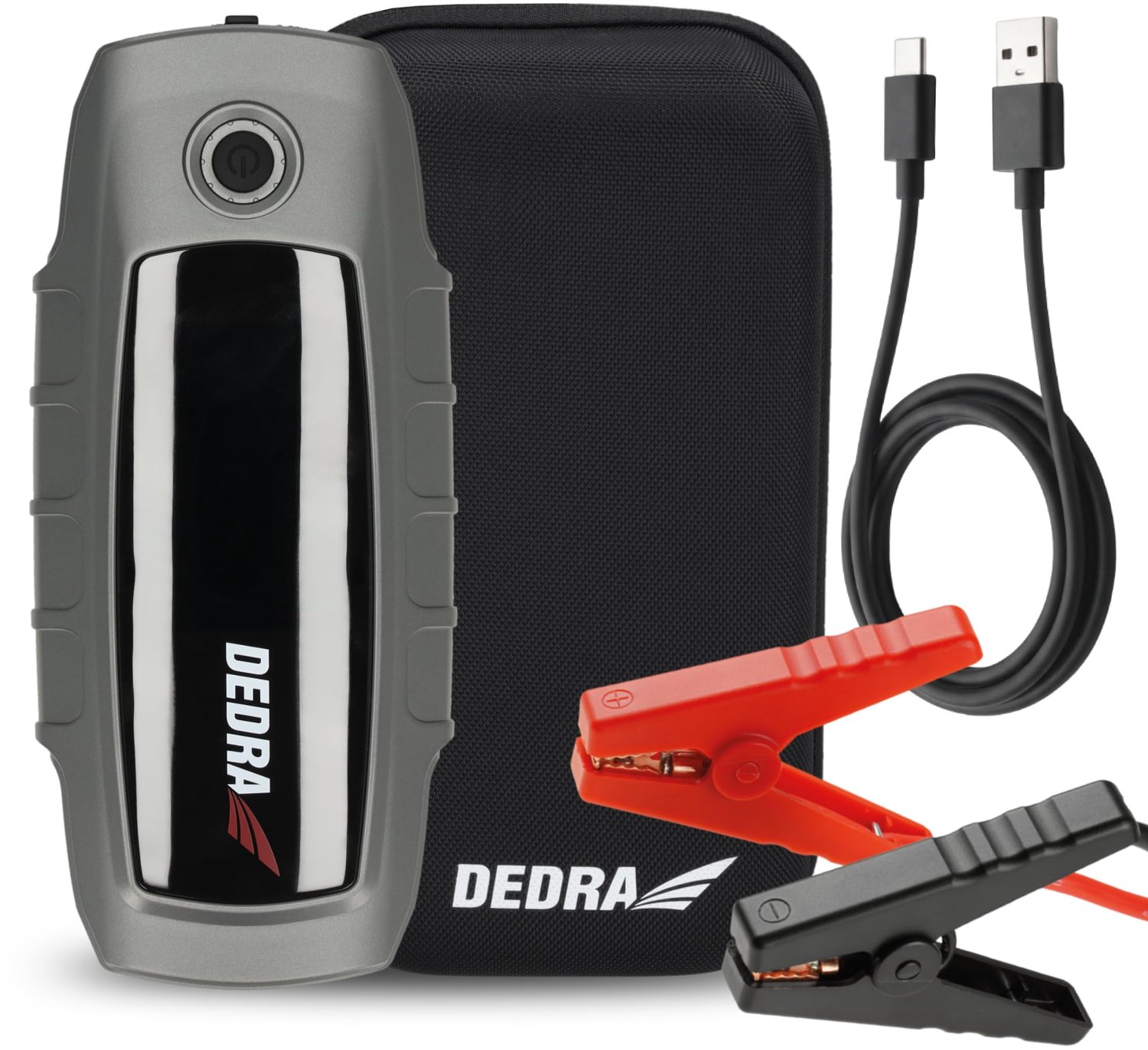 Jumpstarter Powerbank - 16000 mAh Capaciteit - 800 Ampère Startvermogen - Lithium-ion Batterij - 12 Volt Auto Accessoire