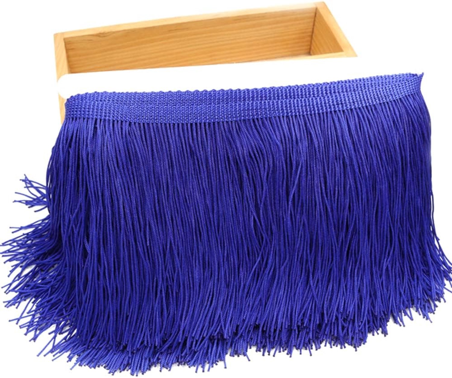Franjes, 2 meter, 15 cm, franjes, kwastjes, franjes, snijfranjes, decoratieband, decoratieband, dansfranjes, naai-accessoires voor doe-het-zelf knutselen, kleding, kostuums, naaien