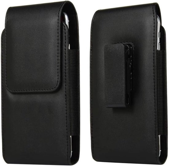 Holstertas met Magnetische Sluiting en Riemclip 360º voor Meizu Mblu 10 (2021) - Zwart — afbeelding 2