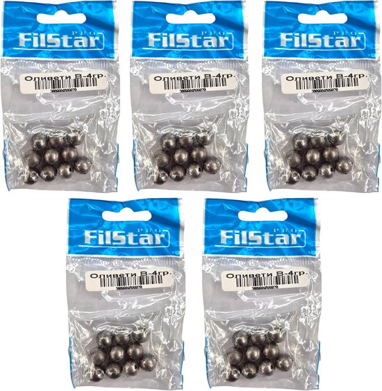 Merkloos Inline Vislood Set 50x4g - Dropshot Vissen — afbeelding 2