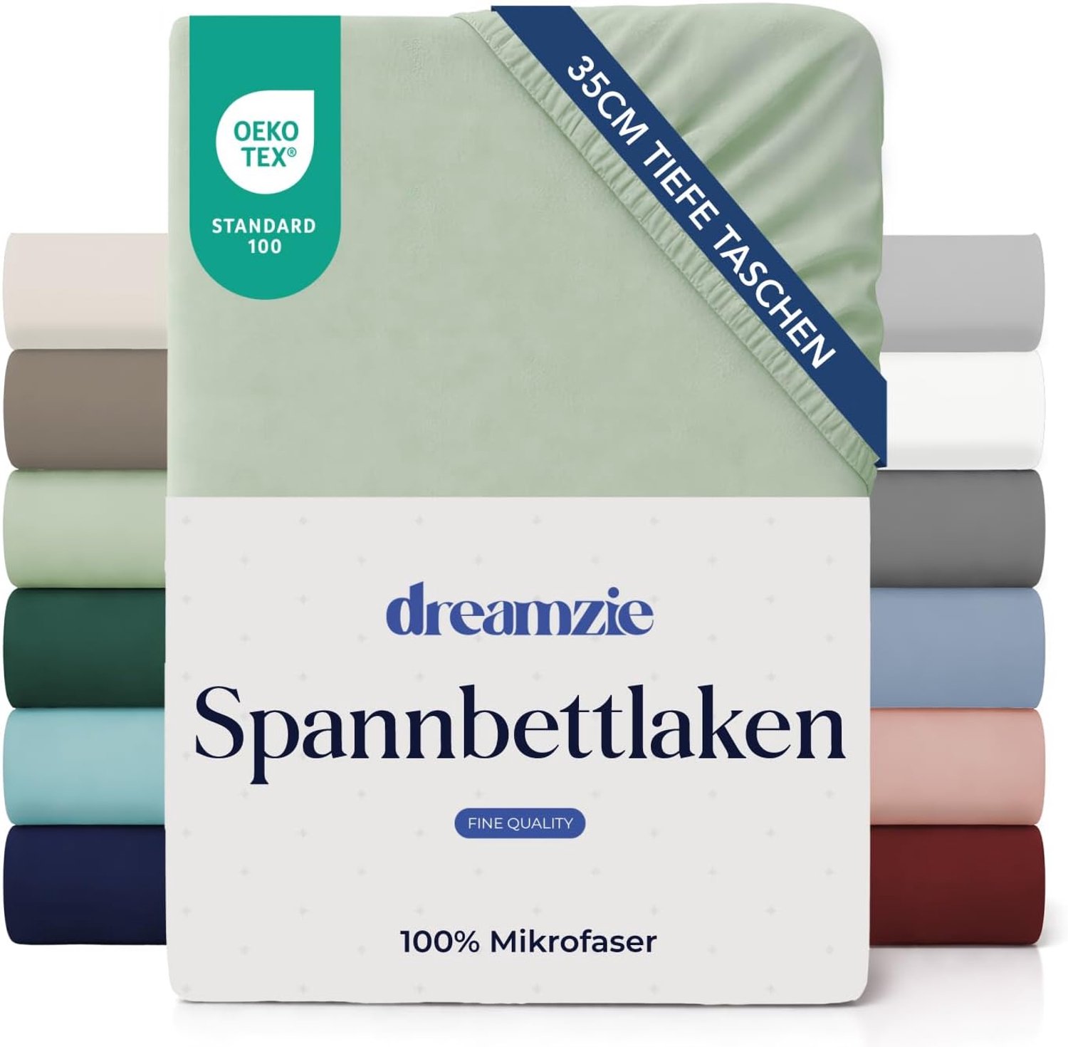 Merkloos Spannend Laken 90x200 cm - 35cm Hoog - Zacht Microvezel