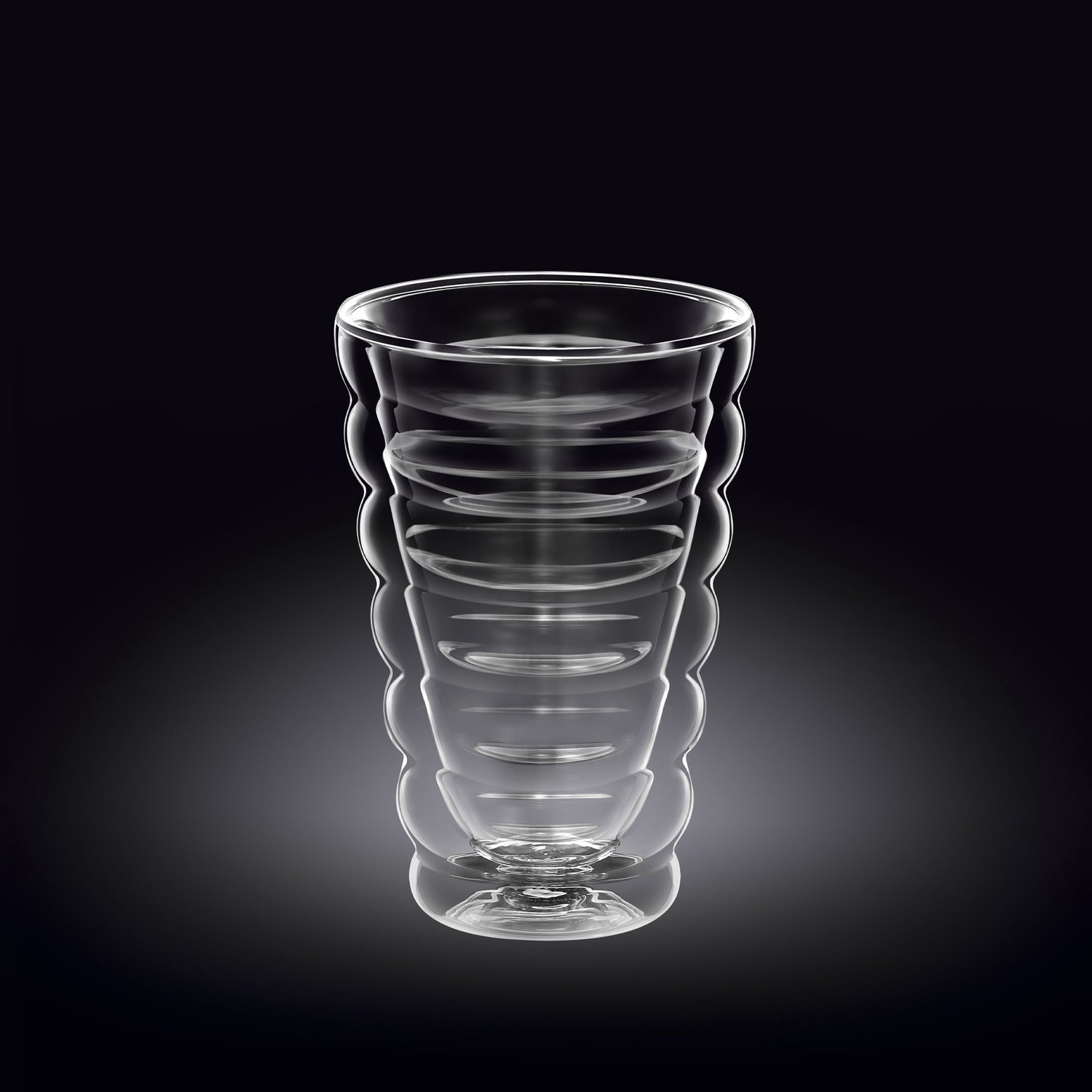 Wilmax Dubbelwandige Thermoglas Beker 350ml Transparant
