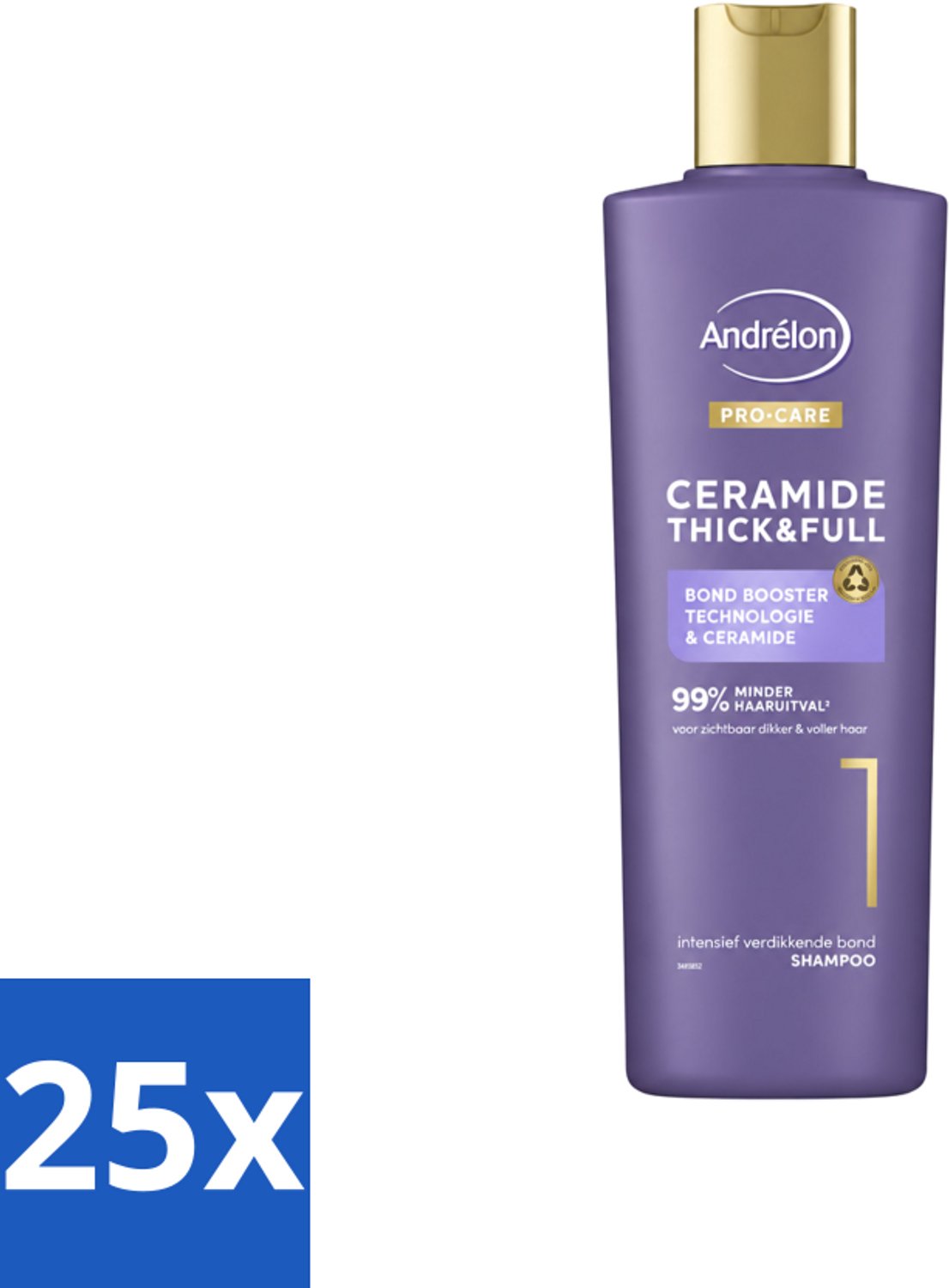 25 x Andrélon – Shampoo – Pro Care – 250 ml - Voordeelverpakking - 25 stuks