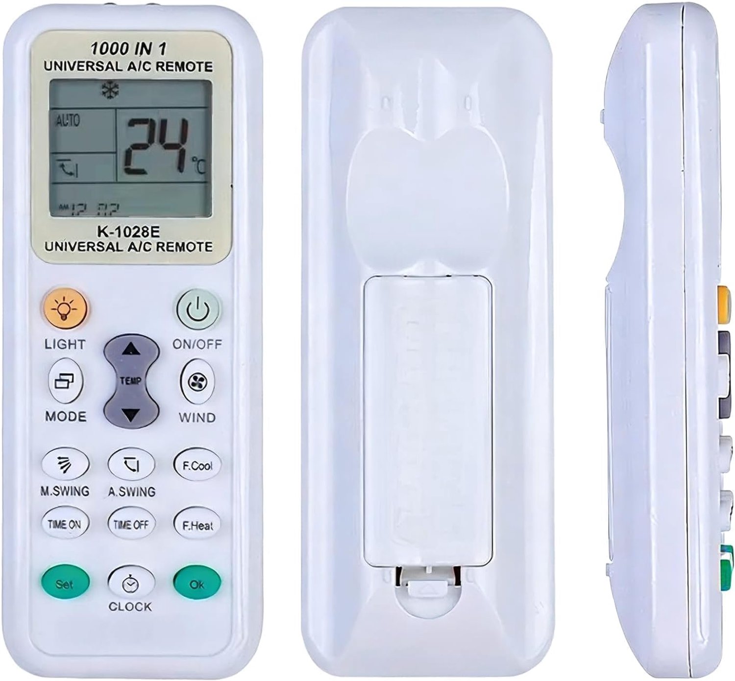 Universele afstandsbediening voor airconditioning, LCD, digitaal, 1000 in 1, compatibel met LG, Samsung, Daikin, Gree, Midea, Toshiba, Haier en meer dan 1000 merken
