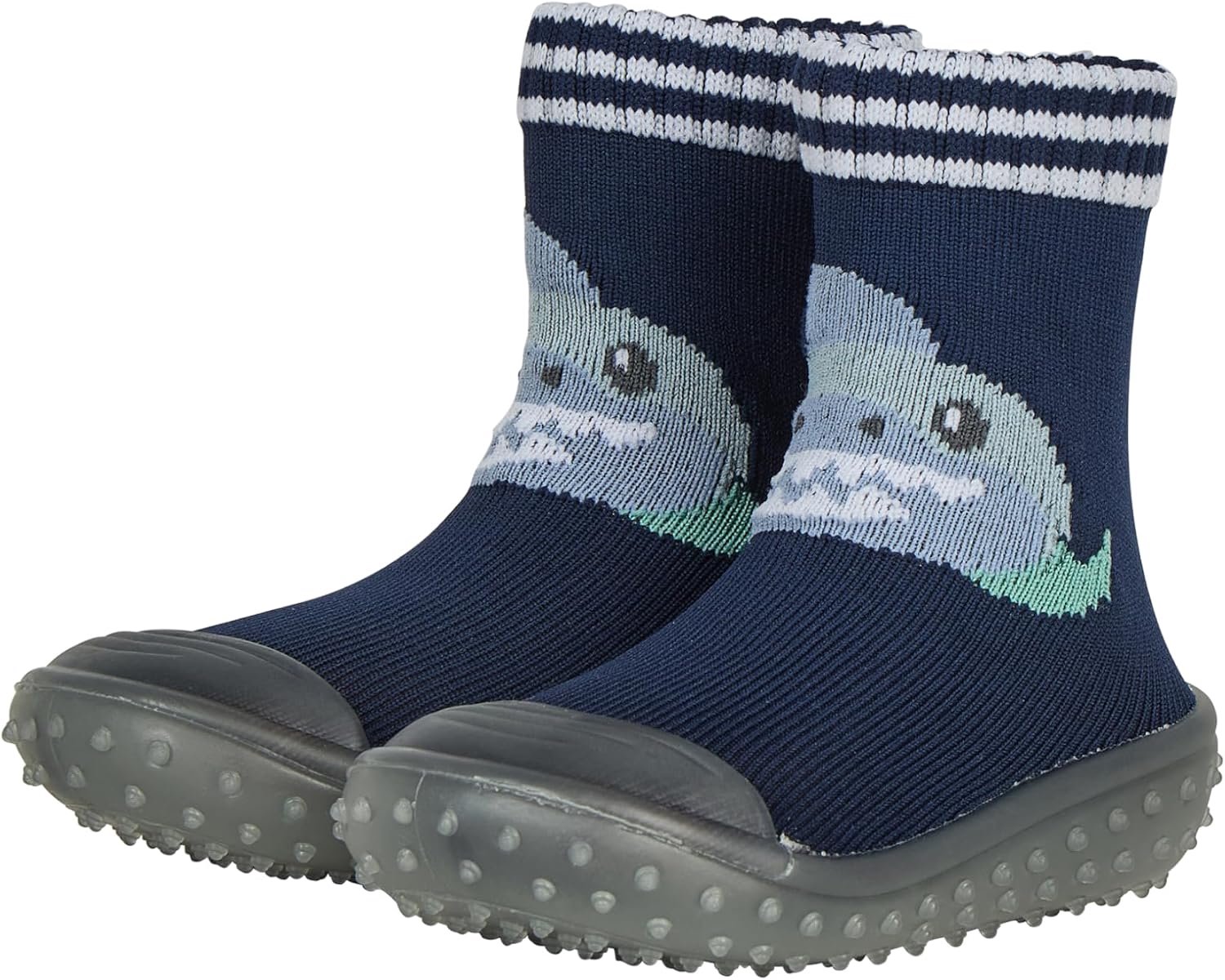 Merkloze Baby Avontuur Sokken met Haai Motief & Antislip Zool