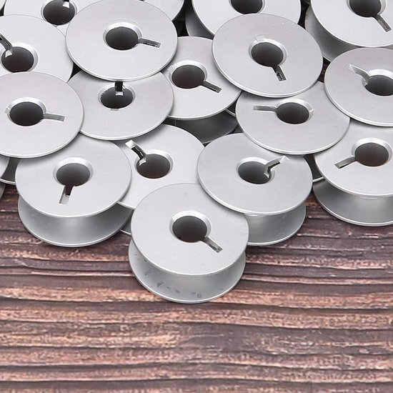 Aluminium spoelen voor industriële naaimachines - 100 stuks, naaiaccessoires, vervangbare onderdelen en naaiprojecten — afbeelding 2