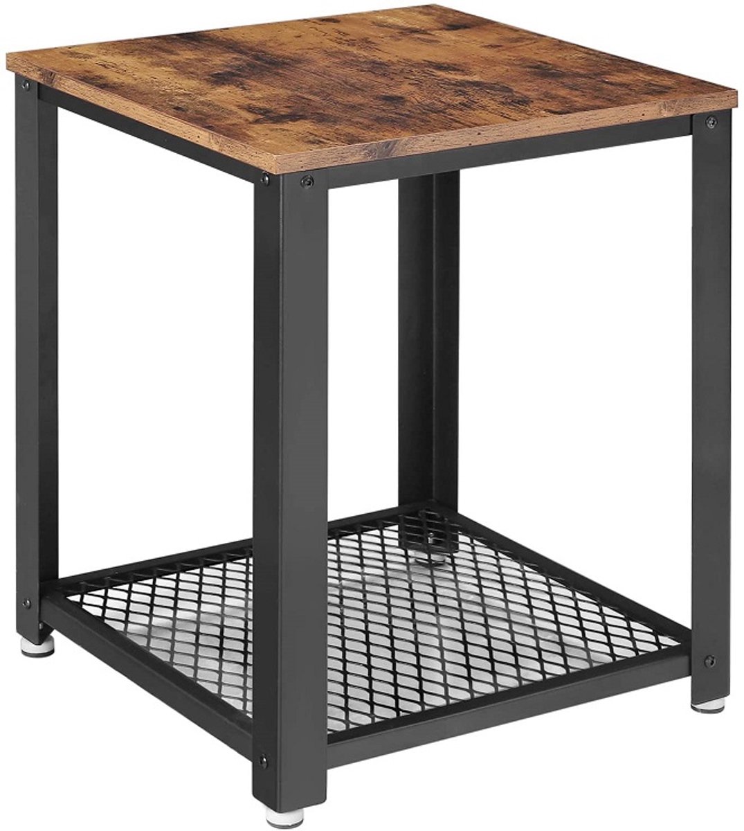 Nachtkastje/Bijzettafel in Loftstijl - Compact & Functioneel