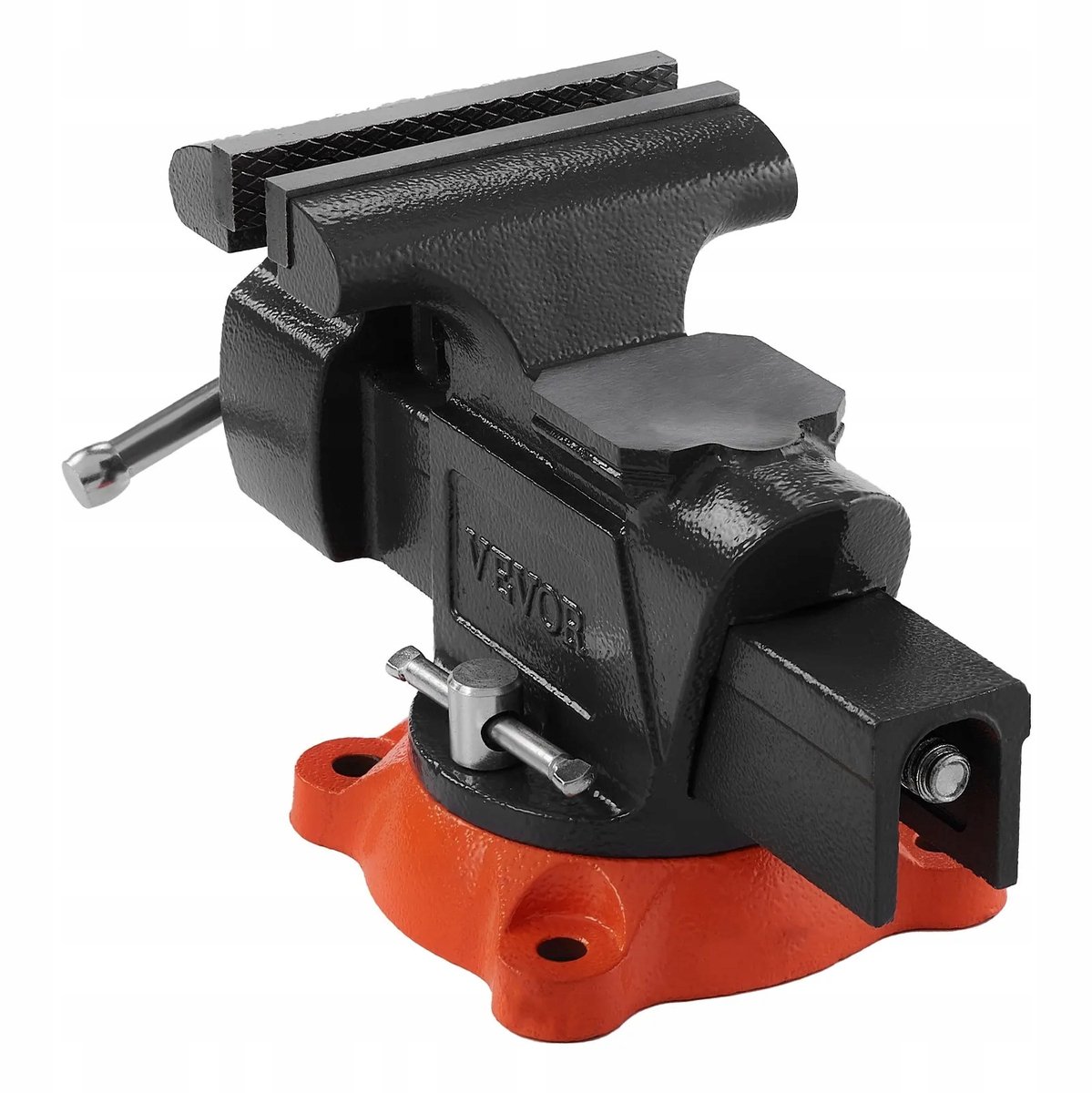 Werkbankklem 127mm 360° Draaibaar Gietijzer met Aambeeld