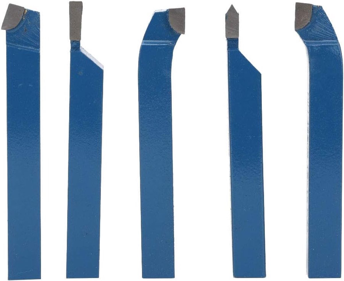 Draaigereedschap Groefgereedschapset Sterke Slijtvastheid voor Semi-automatische Draaibanken 5 Stuks 10x10mm voor Professioneel Gebruik (12 * 12mm)