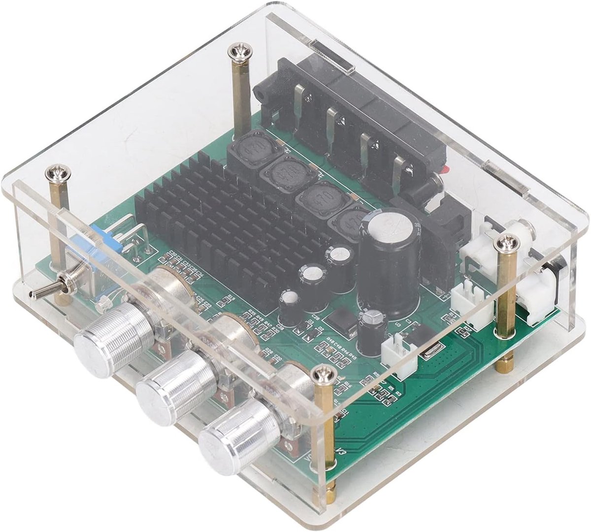 Eindversterker Board Channel Stereo Module met transparante schaal TPA3116D2 Chip voor Home Theatre Car Speaker DIY-systemen